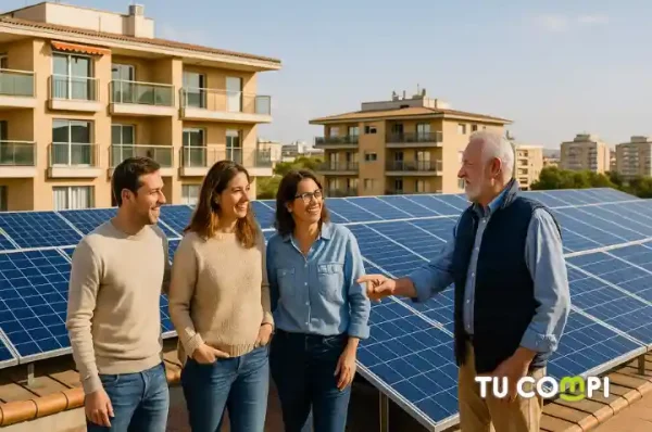 instalación de placas solares en comunidades