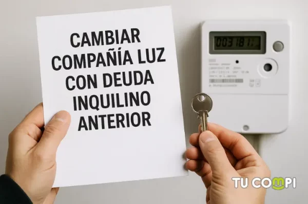 Cambiar de compañía de luz con la deuda del inquilino anterior